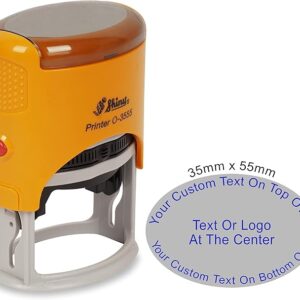 Oval Shape Self Inking Stamp