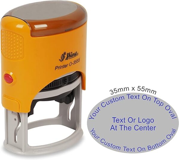 Oval Shape Self Inking Stamp