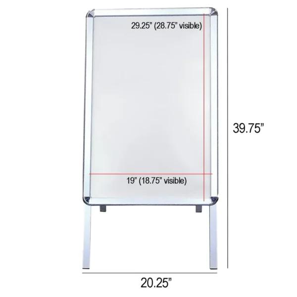 A-Frame Aluminum Whiteboard Uganda - Image 2