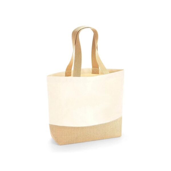Certified Recycled Cotton Jute Mini Bag – Sustainable & Stylish!