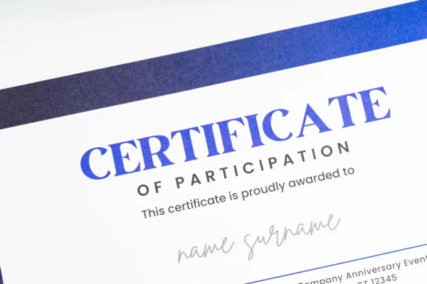 Premium Certificate Printing - Image 2