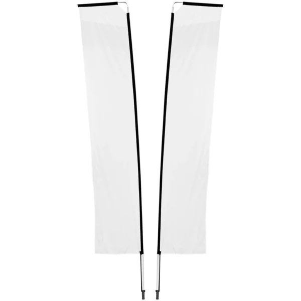 Legend 4M Sublimated Telescopic Double-Sided Flying Banner - 1 complete unit - Image 2