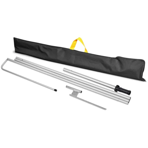 Legend 4M Sublimated Telescopic Double-Sided Flying Banner - 1 complete unit - Image 5
